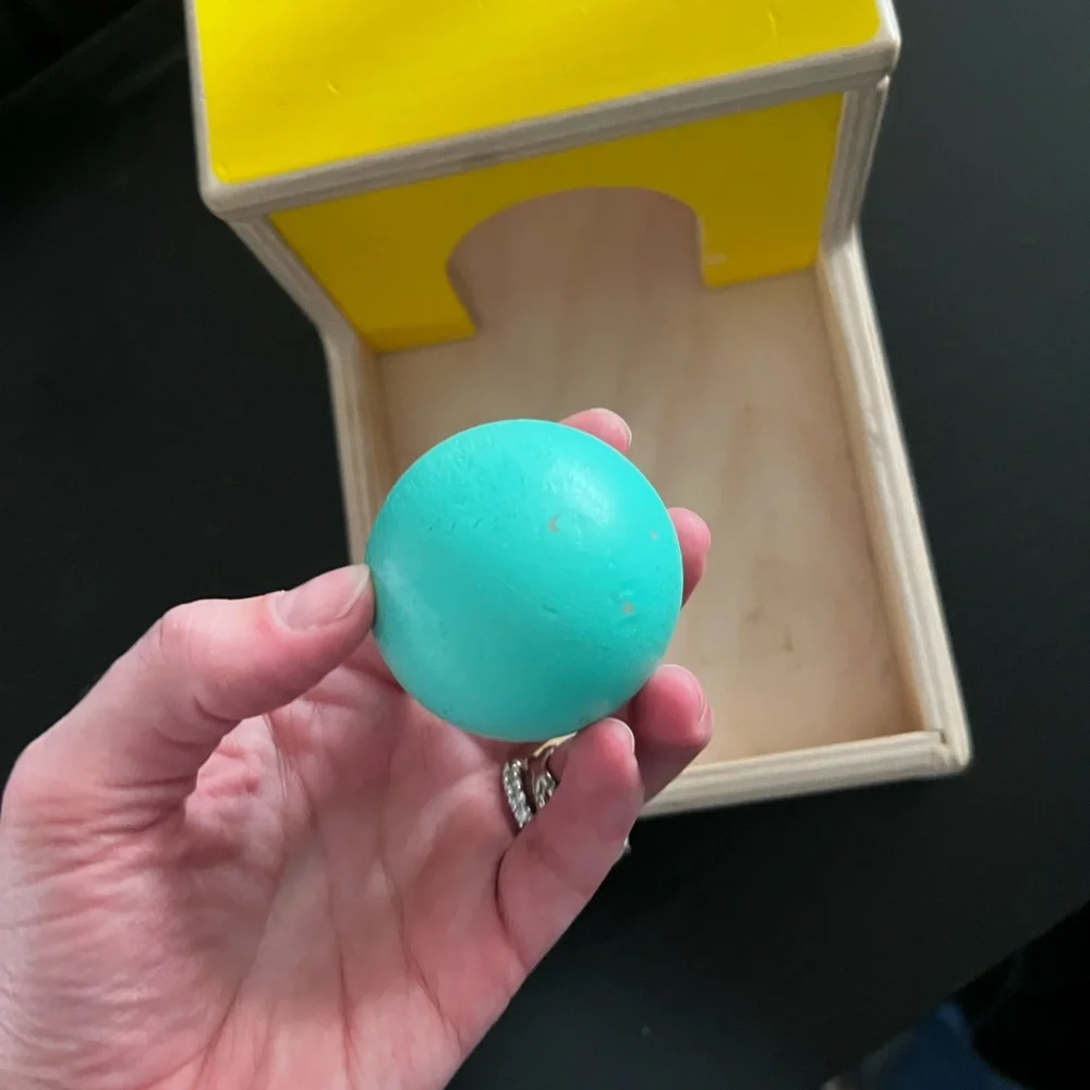 Lovevery Ball Drop Box from Inspector 7-8 Month Play Kit